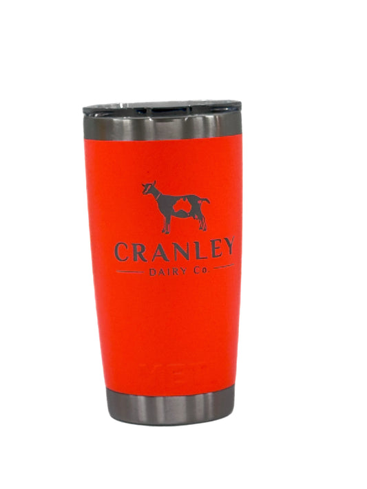 Orange Yeti Tumbler