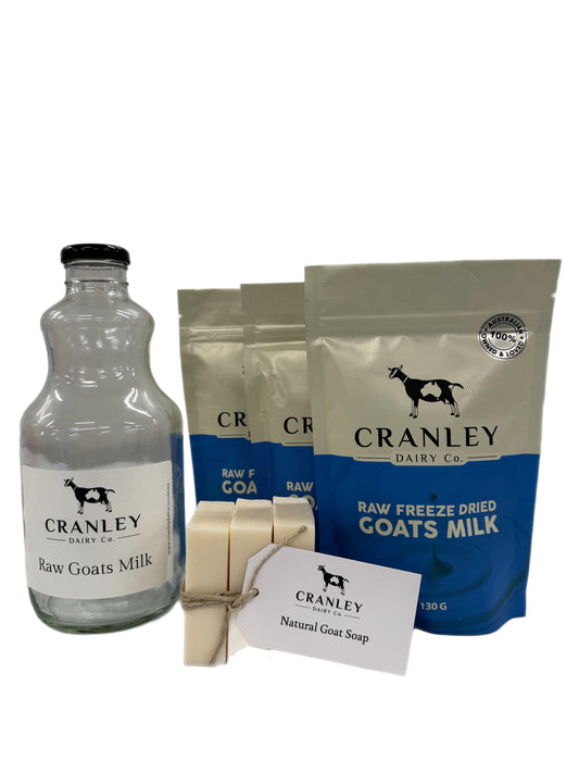 Cranley Dairy Co Freeze Dried Goat Milk Starter Pack